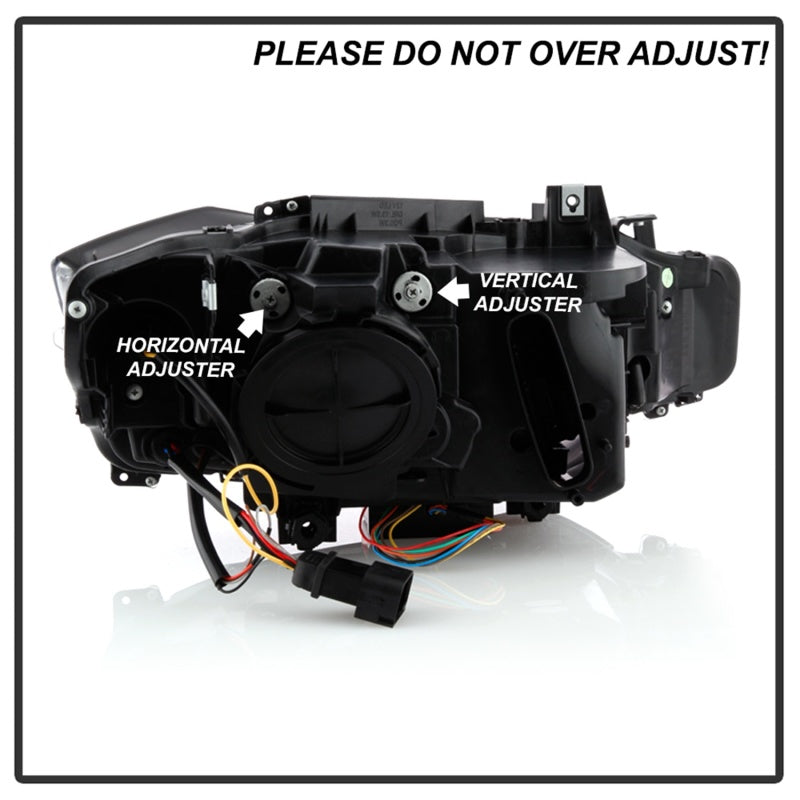 Spyder 12-14 BMW F30 3 Series 4DR Projector Headlights - Black PRO-YD-BMWF3012-AFSHID-BK-SR1 Performance