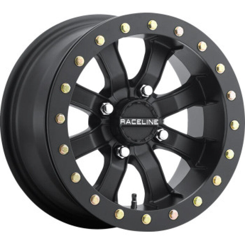 Raceline A71B Mamba 14x10 Satin Black Beadlock Wheel for Powersports Vehicles