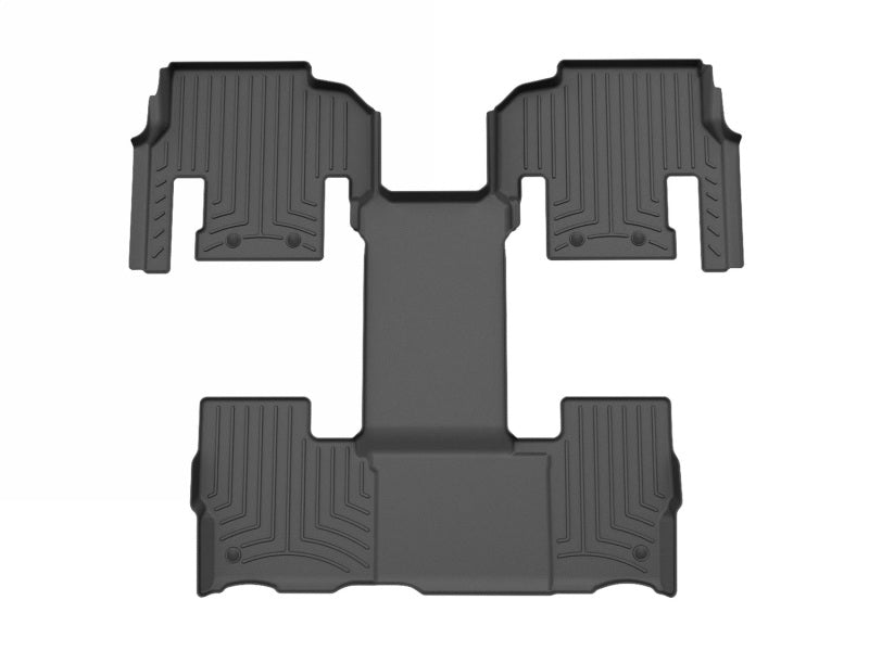 WeatherTech FloorLiner HP for Jeep Wagoneer 2022-2024, Rear and Third Row, Black - Part #4417044IM