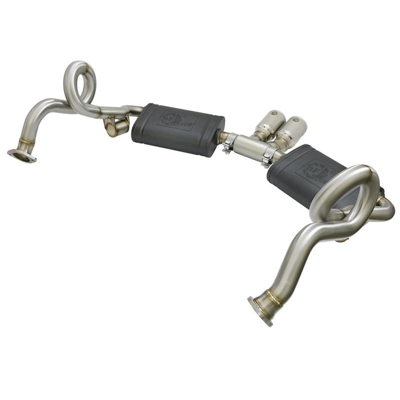 aFe MACHForce-Xp 2in 304 SS Cat-Back Exhaust w/Polished Tips 13-16 Porsche Boxster/Cayman 2.7L/3.4L-SR1 Performance