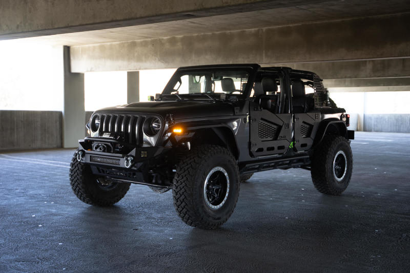 DV8 Offroad Jeep Wrangler JL Slim Fender Flares - Part Number FDJL-07