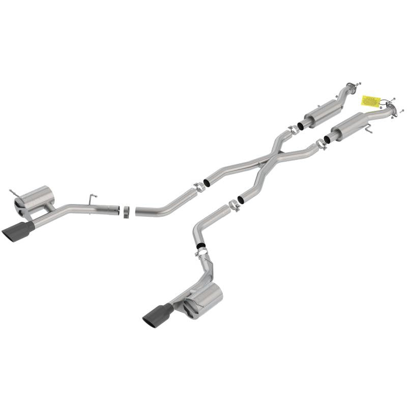 Borla 18-20 Dodge Durango SRT 6.2L V8 2.75in ATAK SS Catback Exhaust w/ BLK Chrome Tips