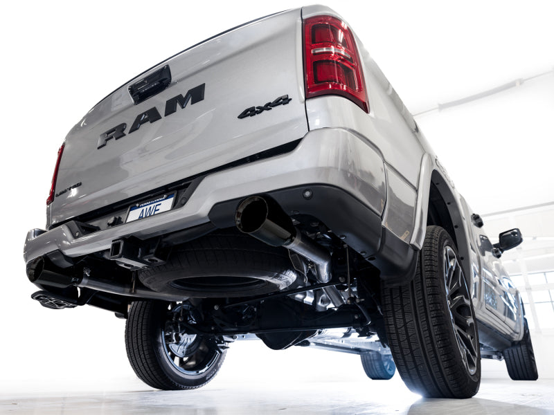AWE Tuning 0FG Catback Touring Exhaust System for 2025+ RAM 1500 3.0TT with Diamond Black Tips
