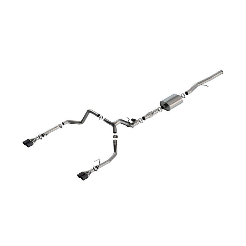 Borla 2024 Chevy Silverado 1500 6.2L V8 ATAK Catback Exhaust w/ Simulator - CF Black Anodized