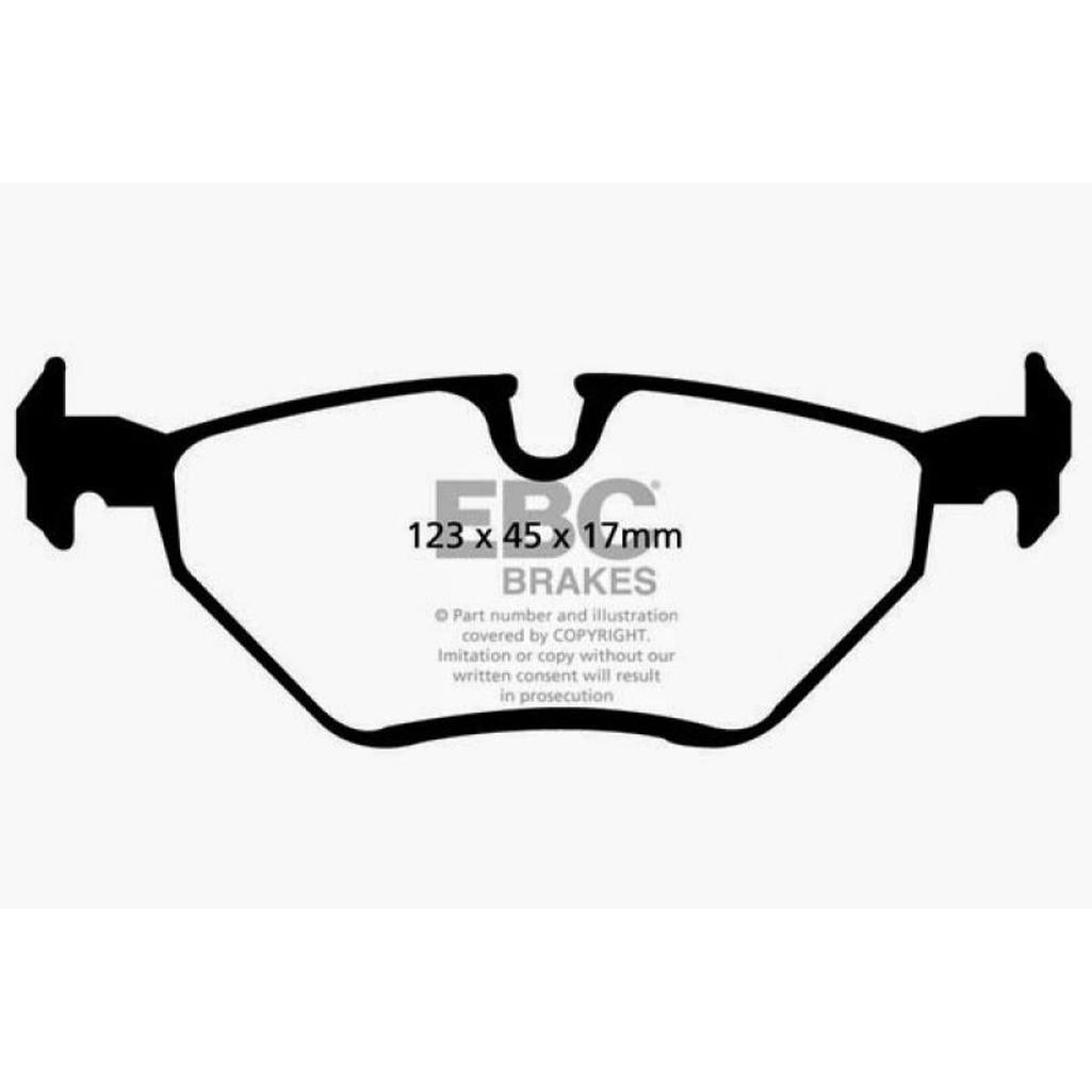 EBC Bluestuff NDX Rear Brake Pads for BMW Z3 and 3 Series Models