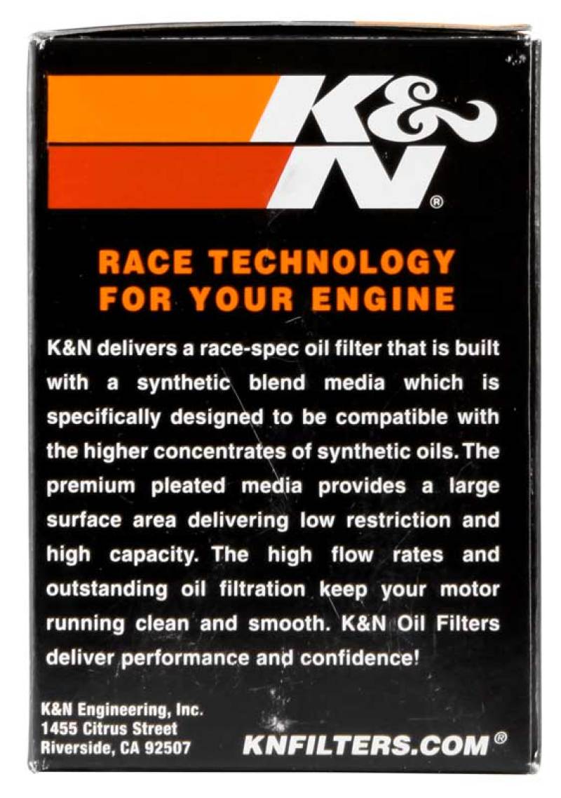 K&N 01-12 Yamaha FJR 1300/1300A/1300AE/1300AS 2.688in OD x 3.813in H Oil Filter-SR1 Performance