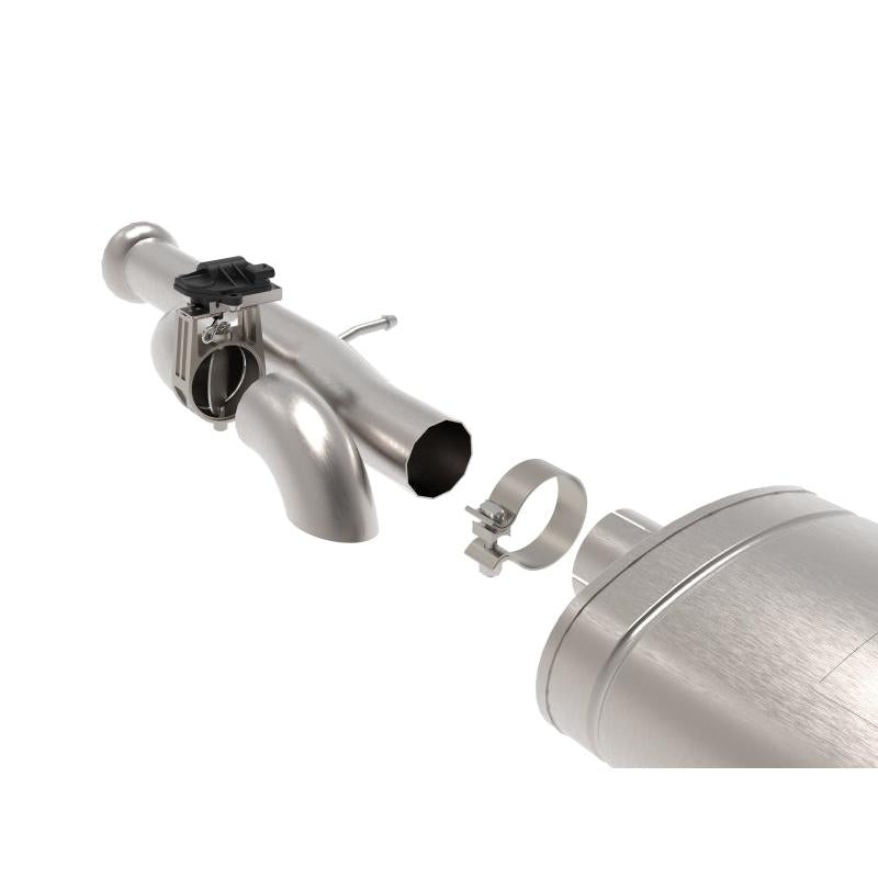 aFe Gemini XV 3in 304 SS Cat-Back Exhaust w/ Cutout 09-18 GM Trucks 4.3L/4.8L/5.3L w/ Black Tips