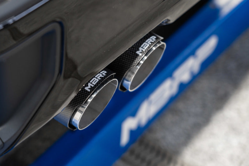 MBRP 19-21 Chevrolet Silverado 1500 5.3L 3in Cat Back w/ 2.5in OD Carbon Fiber Tips - T304-SR1 Performance