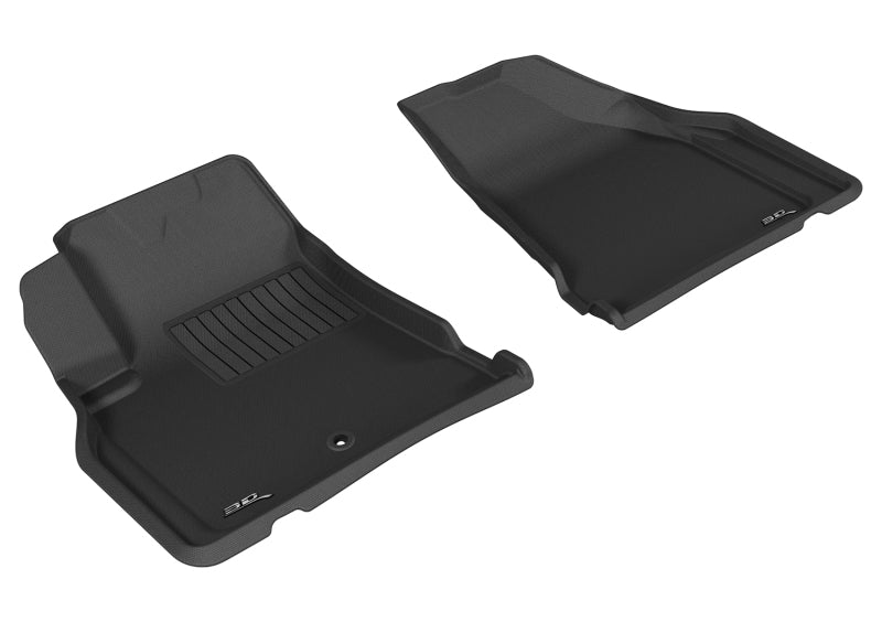 3D MAXpider 2008-2017 Buick/Chevrolet/GMC Enclave/Traverse/Acadia Kagu 1st Row Floormat - Gray-SR1 Performance