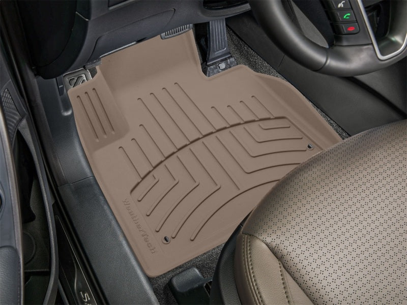 WeatherTech 13-18 Hyundai Santa Fe Front FloorLiner HP in Tan – Custom Fit, All-Weather Protection