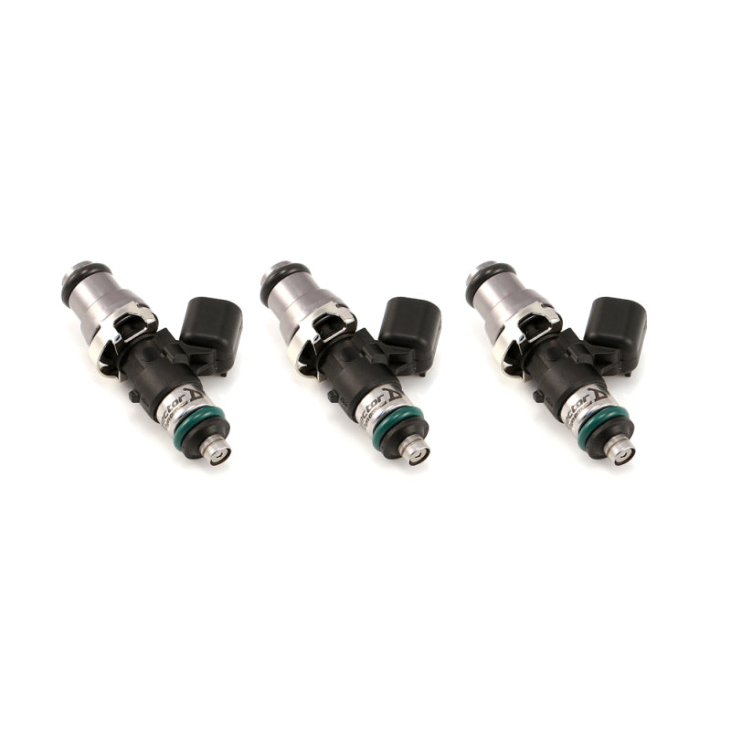 Injector Dynamics 2600-XDS - Ski-Doo E-Tec Snowmobile 09-12 14mm (Grey) Adapter Tops (Set of 3)-SR1 Performance
