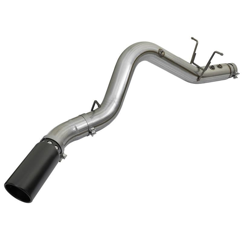 aFe LARGE BORE HD 5in 409-SS DPF-Back Exhaust w/Black Tip 2017 GM Duramax V8-6.6L (td) L5P