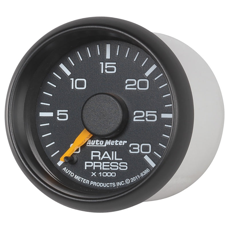 Autometer Factory Match 52.4mm Digital Stepper Motor 0-30,000 PSI Diesel Fuel Rail Pressure Gauge-SR1 Performance