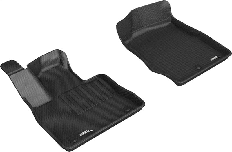 3D MAXpider 20-22 Ford Explorer Kagu 1st Row Floormat - Black-SR1 Performance