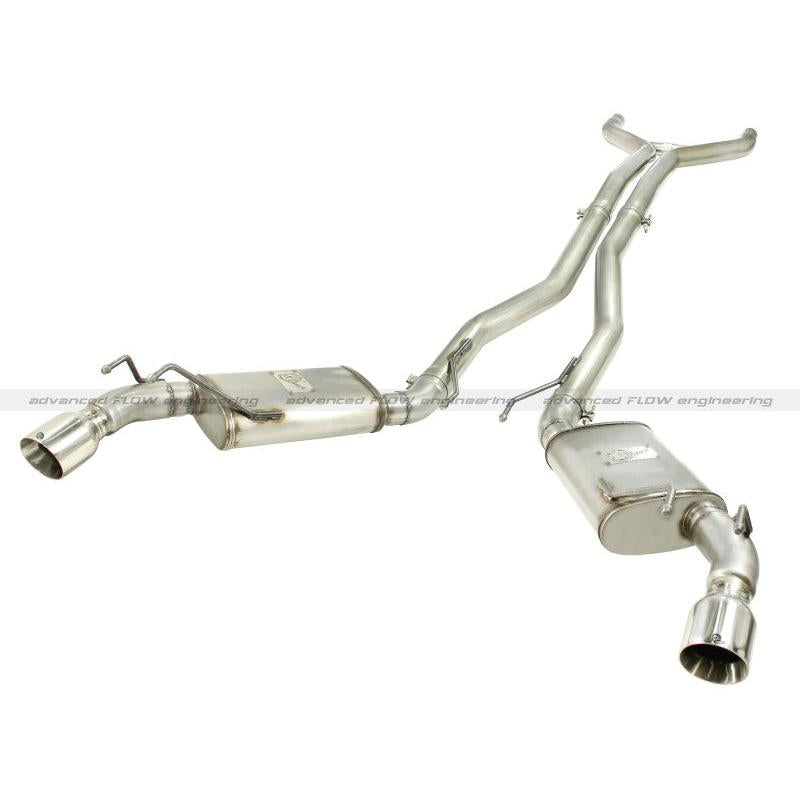 aFe MACHForce XP Exhaust 3in Stainless Stee CB/10-13 Chevy Camaro V8-6.2L (td) (pol tip)-SR1 Performance