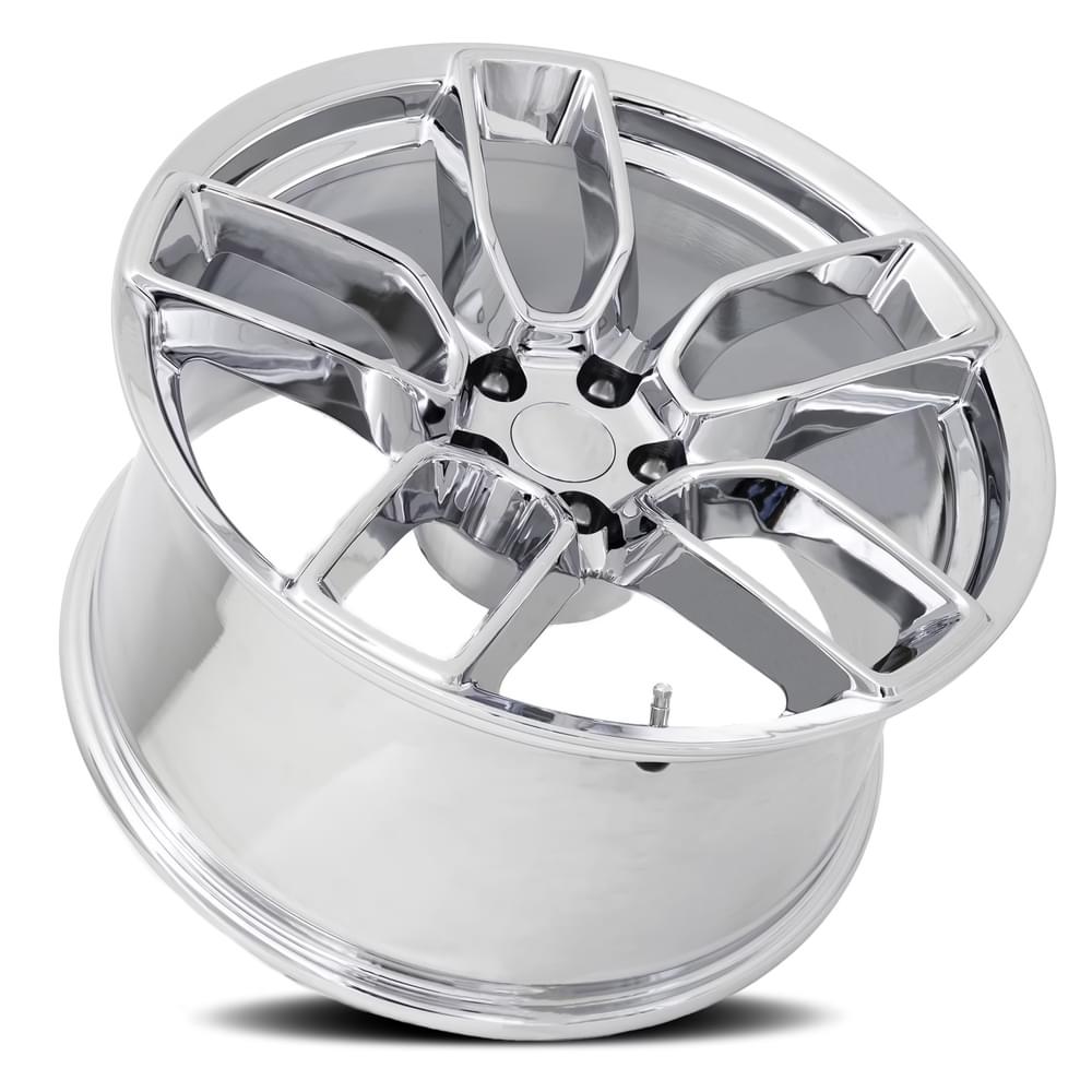 FR 74 – DODGE WIDEBODY REPLICA WHEELS-Chrome 20x10.5 5x115 + -9 HB 71.5