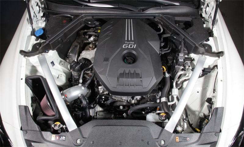 K&N 2018 Kia Stinger L4-2.0L F/I Silver Typhoon Short Ram Intake-SR1 Performance