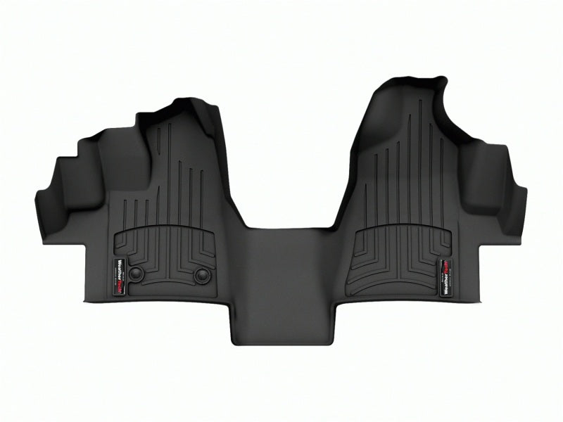 WeatherTech DigitalFit Front FloorLiners for Ford Transit 2015-2019 – Black, Over The Hump