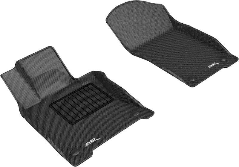 3D MAXpider 2018-2020 Infiniti Q50/Q60 Kagu 1st Row Floormat - Black-SR1 Performance
