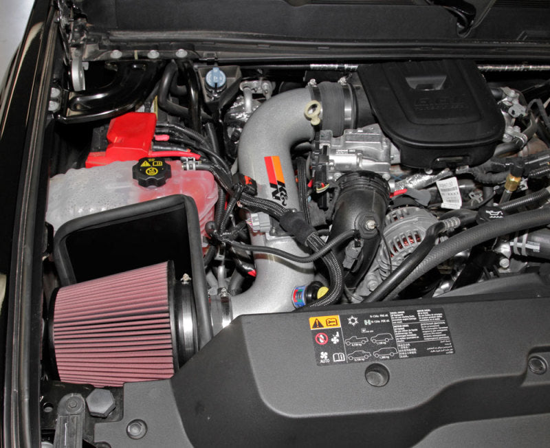 K&N 77 Series Performance Intake Kit for 11-14 Chevrolet Silverado/GMC Sierra 2500/3500 V8 6.6L-SR1 Performance