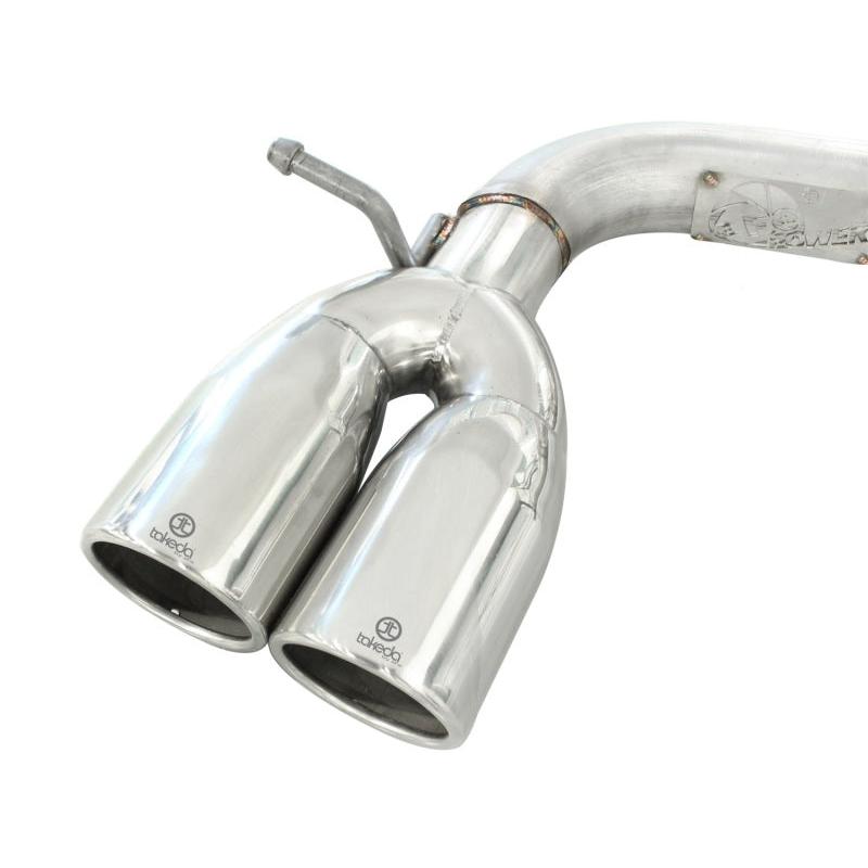 aFe Takeda Exhaust Axle-Back 08-14 Scion xB L4 2.4L 304SS Polished Dual Tips Exhaust-SR1 Performance