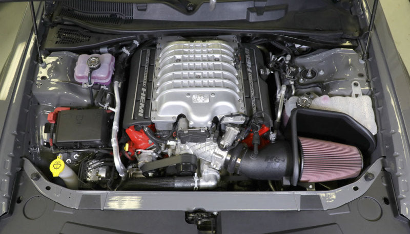 K&N 2018 Dodge Challenger Demon V8-6.2L F/I Aircharger Performance Intake-SR1 Performance
