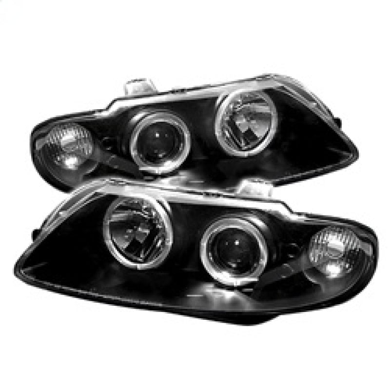 Spyder Pontiac GTO 04-06 Projector Headlights LED Halo LED Black High H1 Low H1 PRO-YD-PGTO04-HL-BK-SR1 Performance