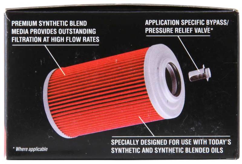 K&N Suzuki / Betamotor 2.375in OD x 1.25in H Oil Filter-SR1 Performance