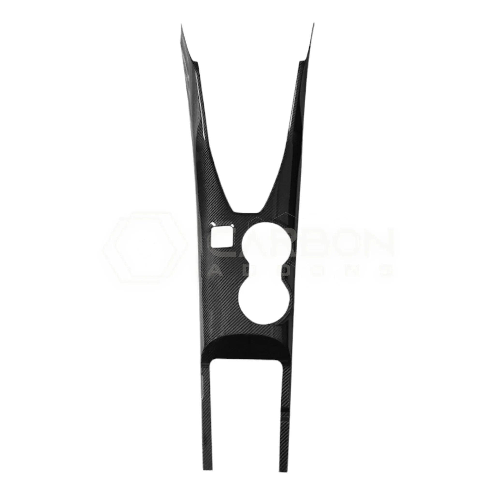 2024+ S650 Mustang Hard Carbon Fiber Center Console Trim Cover