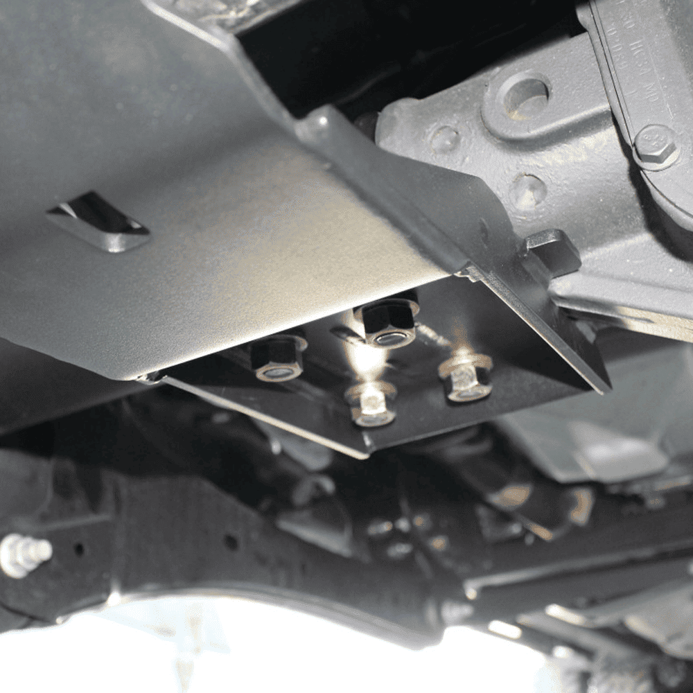 Close up of an S&B Dual Stabilizer Mount F450 