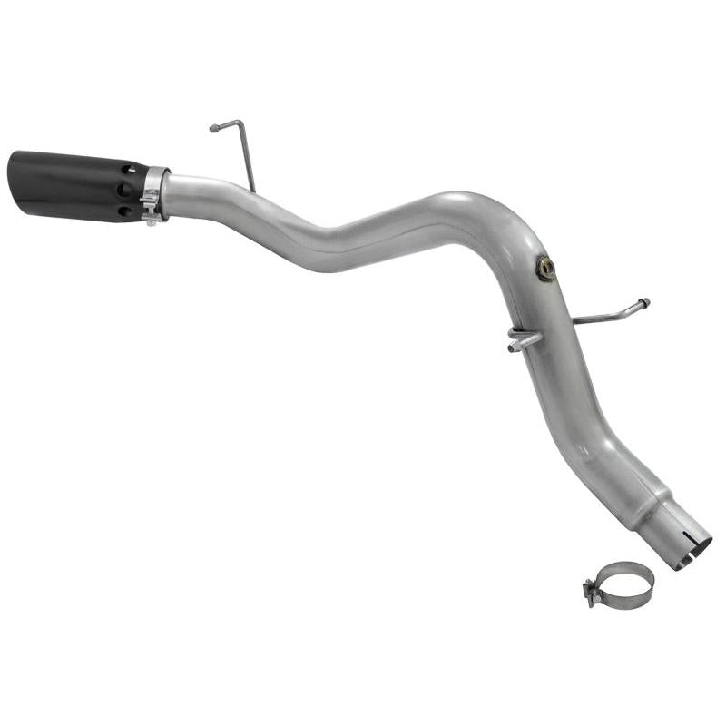 aFe LARGE BORE HD 3.5in DPF-Back Alum Exhaust w/Black Tip 2016 GM Colorado/Canyon 2.8L (td)