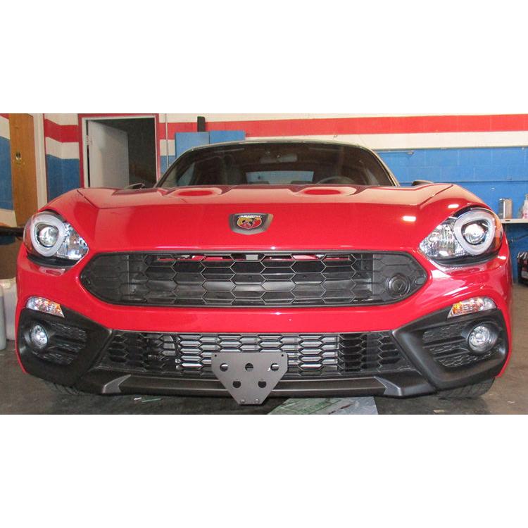 17-19 Fiat 124 Spider Abarth License Plate Frame Bracket-SR1 Performance