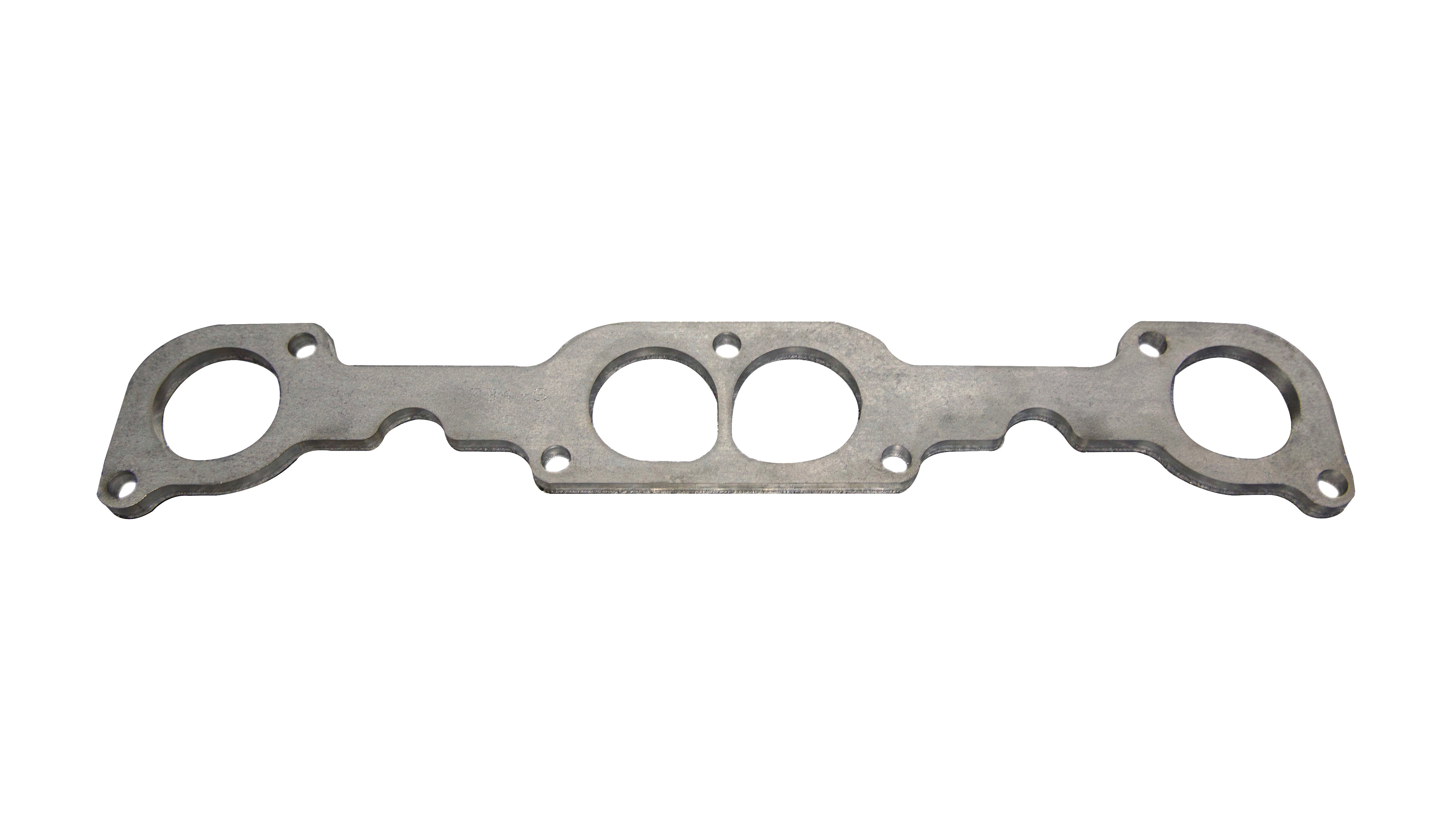 23 Degree SBC Stahl Header Flange - 3/8" Thick Stainless - for 1-7/8" Primaries