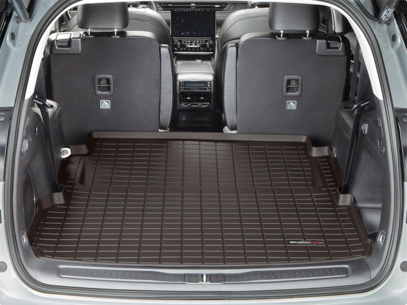 WeatherTech 2021+ Jeep Grand Cherokee L Cargo Liner - Cocoa, Complete Trunk Protection with Raised Lip and Textured Finish