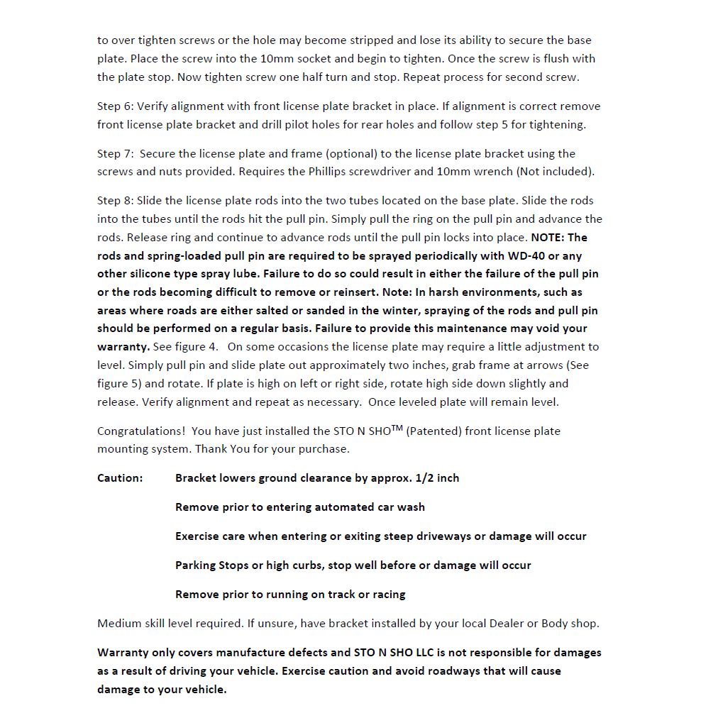 15-18 Volkswagen GTI License Plate Frame Bracket-SR1 Performance