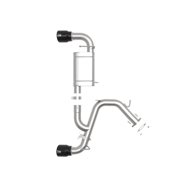 aFe Power Axle Back Exhaust - 19-20 Hyundai Veloster N L4-2.0L (t)-SR1 Performance