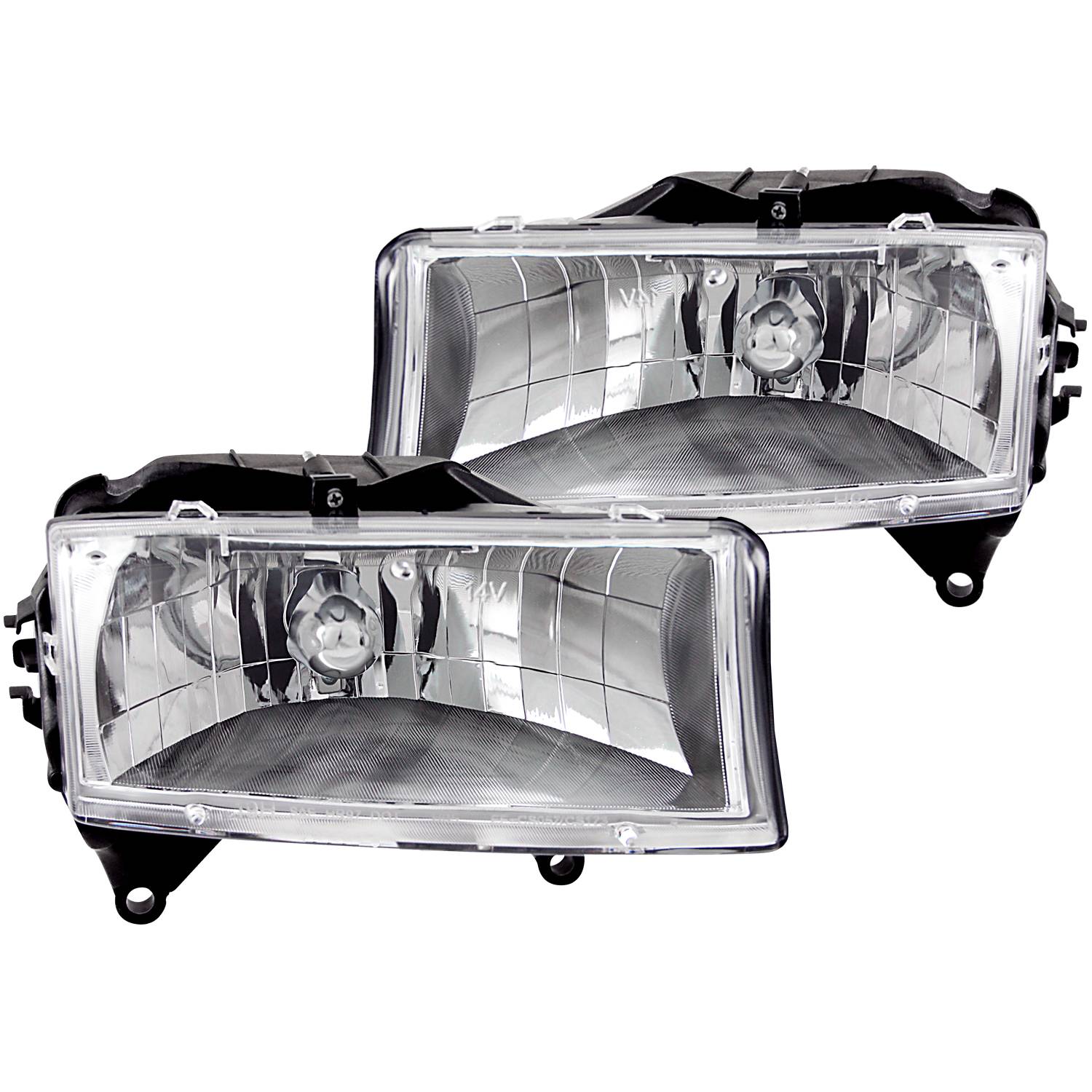 DODGE DAKOTA 97-04 / DURANGO 98-03 CRYSTAL HEADLIGHTS CHROME