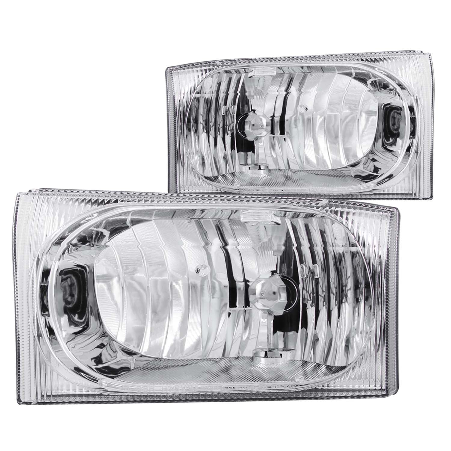FORD EXCURSION 00-04 / SUPERDUTY 99-04 CRYSTAL HEADLIGHTS CLEAR