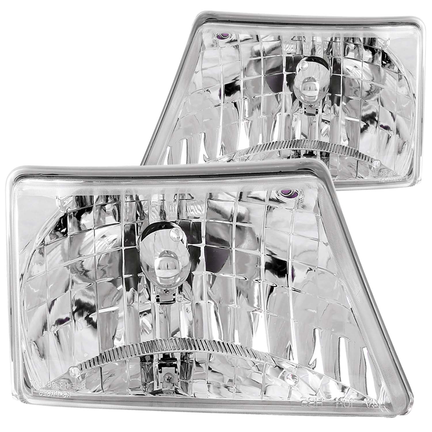 FORD RANGER 98-00 CRYSTAL HEADLIGHTS CHROME