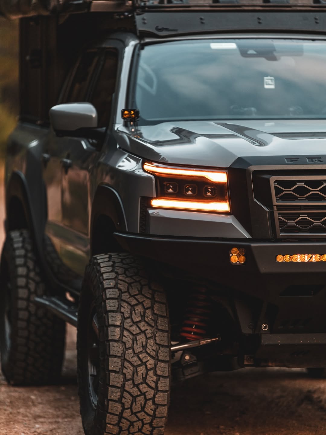 NISSAN FRONTIER 22-26 Z-SERIES FULL LED PROJECTOR HEADLIGHTS BLACK W/ DRL SWITCH & INITIATION