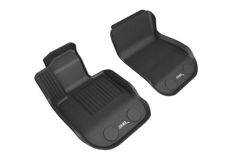 3D MAXpider 2020 Toyota Supra Kagu 1st Row Floormat - Black-SR1 Performance