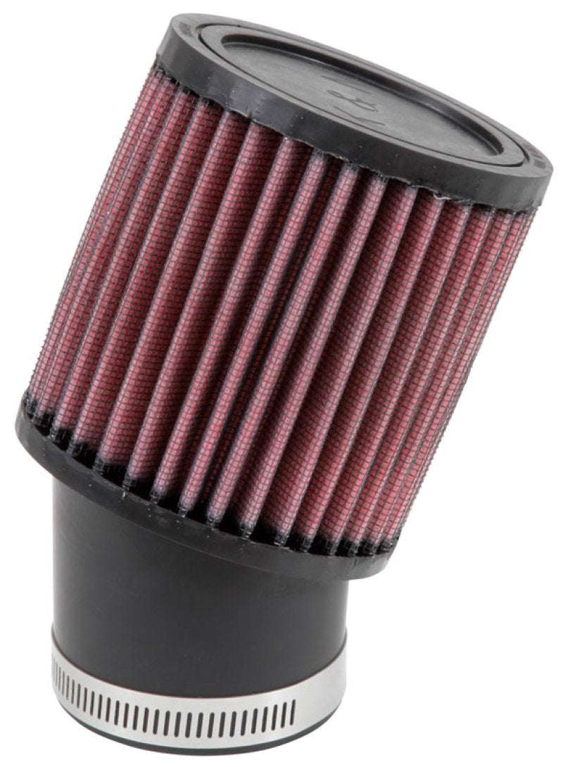 K&N Filter Universal Rubber Round Straight Filter 20 Deg Angled 2-7/16in Flange 3-3/4in OD 4in H-SR1 Performance