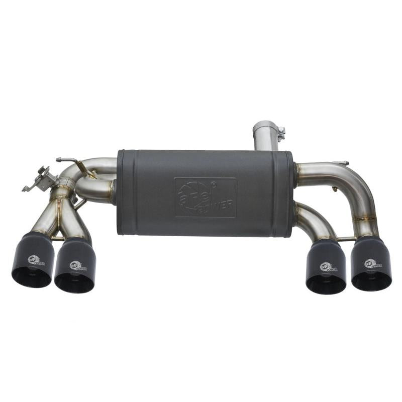 aFe MACHForce XP 3in - 2 1/2in Axle Back 304SS Exhaust w/ Black Tips 16-17 BMW M2 (f87)-SR1 Performance