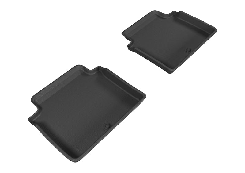 3D MAXpider 2015-2020 Genesis/Hyundai G80/Genesis Sedan Kagu 2nd Row Floormats - Gray-SR1 Performance