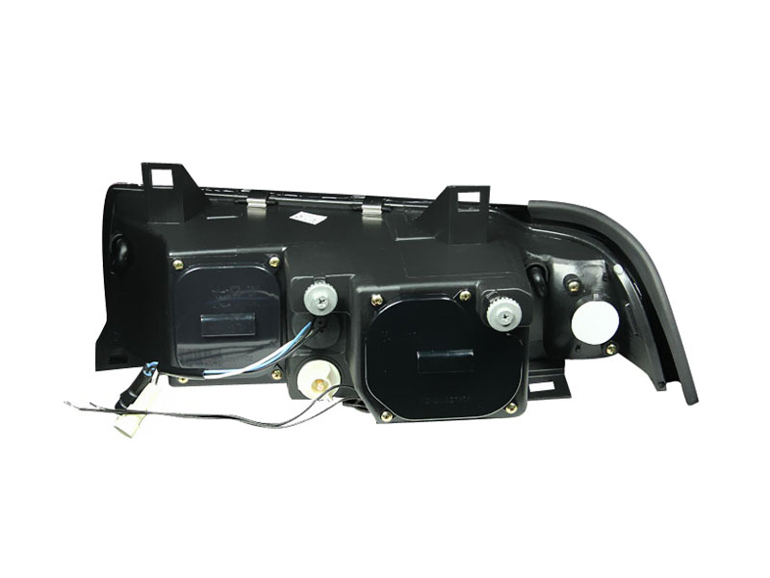BMW 3 SERIES E36 92-98 2DR PROJECTOR HALO HEADLIGHTS BLACK G2 1 PC