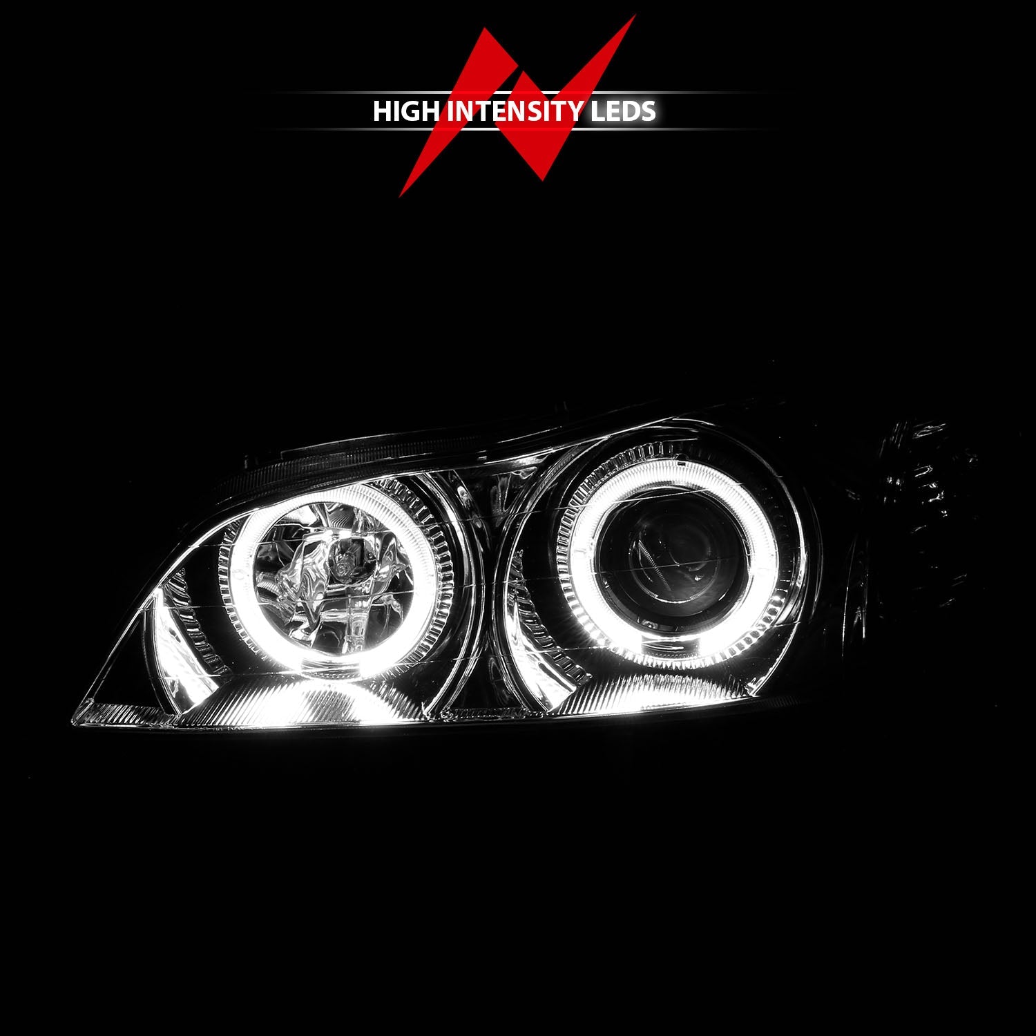 INFINITI I-30 00-01 / I-35 02-04 PROJECTOR HALO HEADLIGHTS CHROME