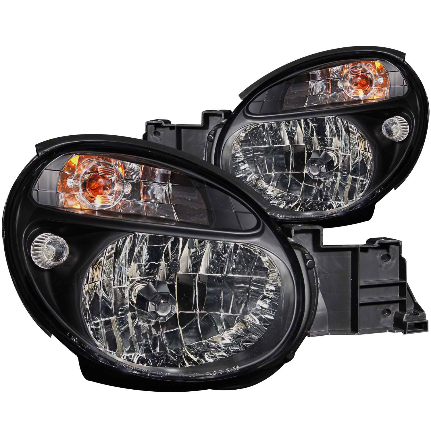 SUBARU IMPREZA 02-03 CRYSTAL HEADLIGHTS BLACK