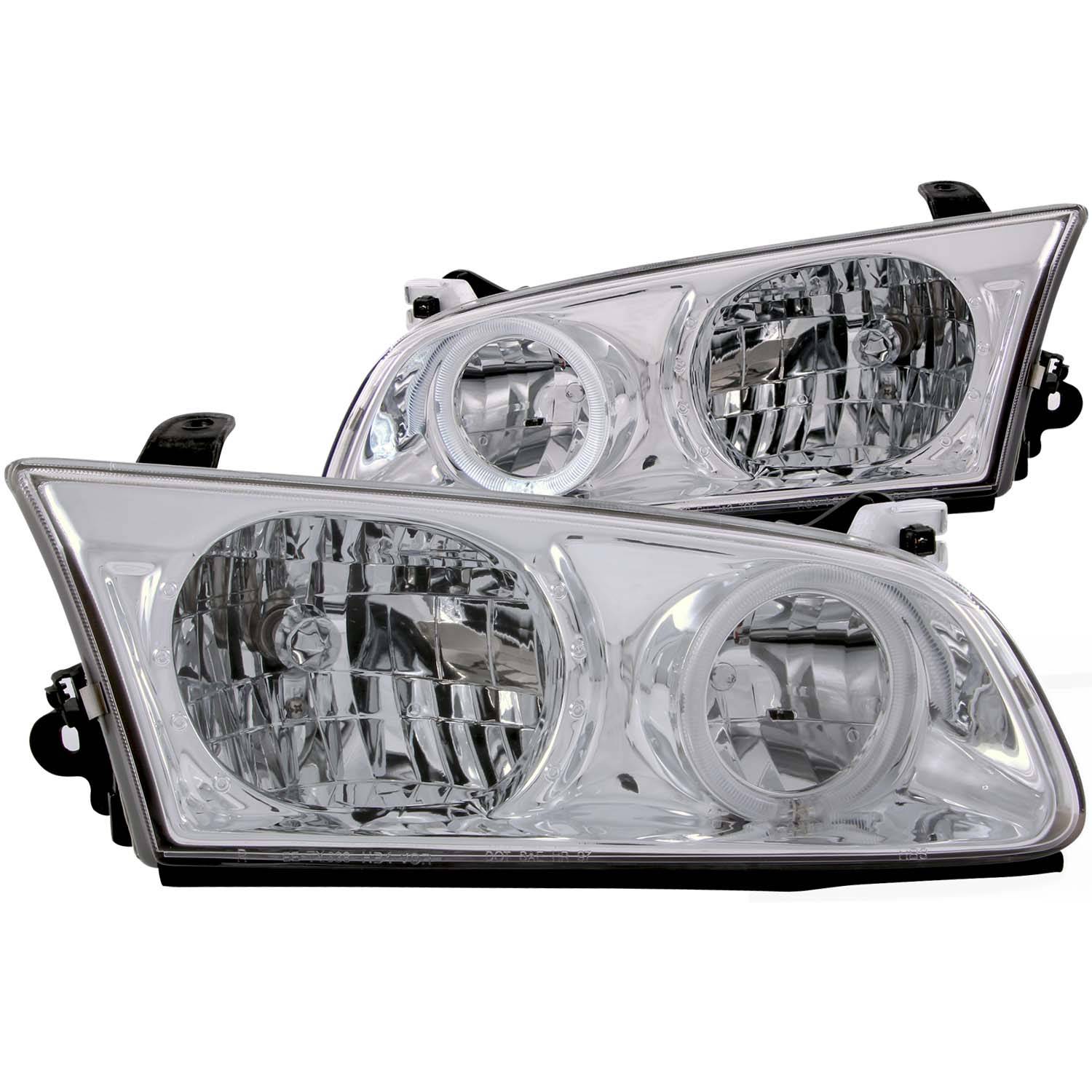 TOYOTA CAMRY 00-01 4DR CRYSTAL HALO HEADLIGHTS CHROME