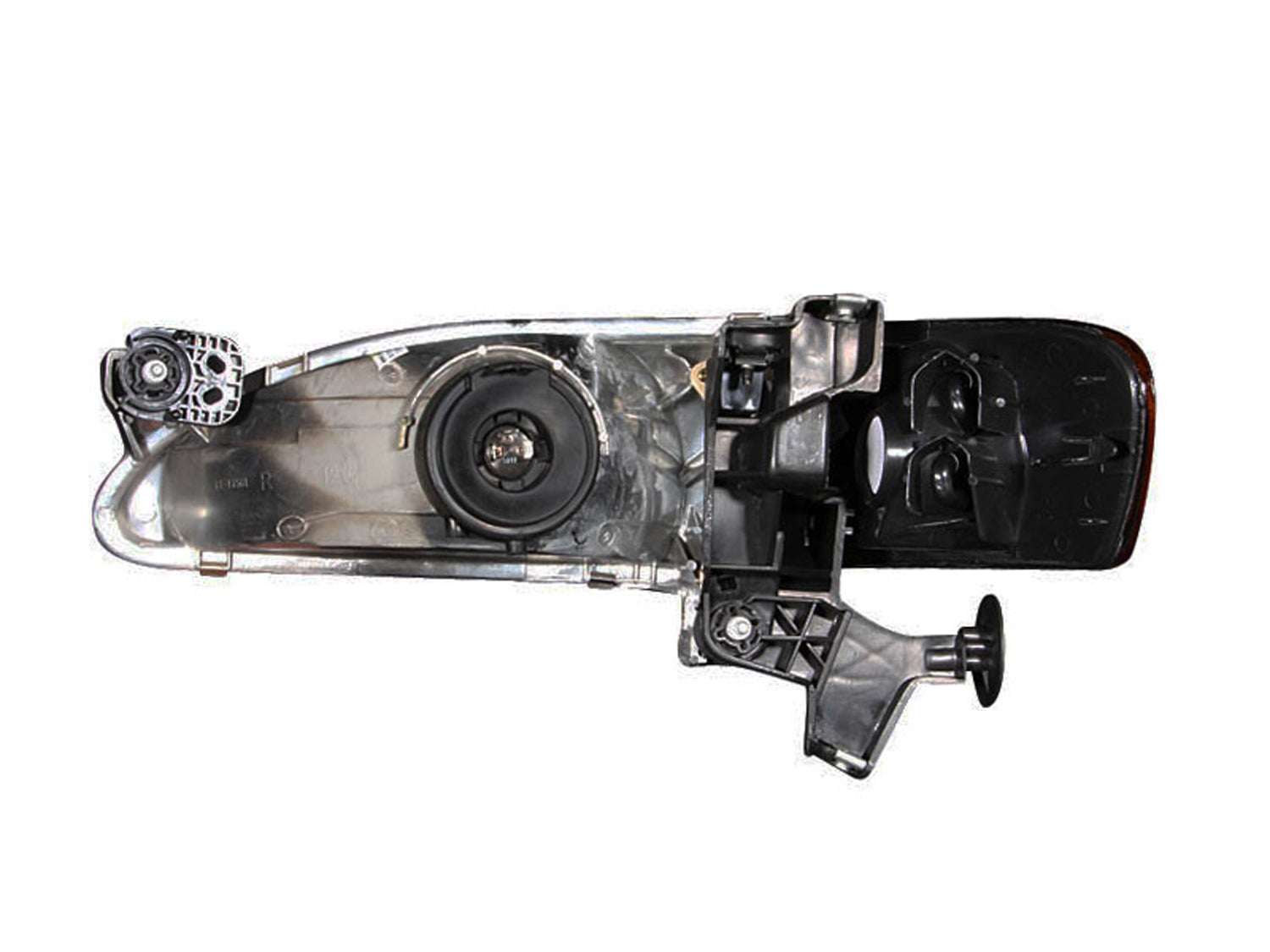TOYOTA COROLLA 98-00 CRYSTAL HEADLIGHTS BLACK W/ CORNER LIGHT 2PC