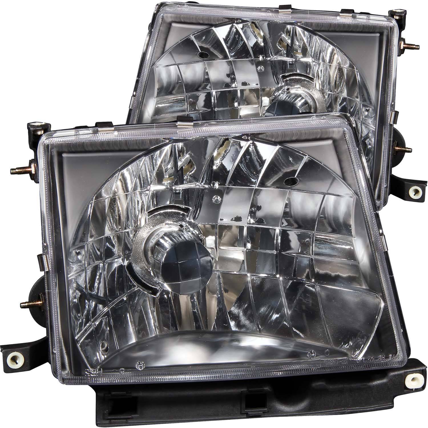 TOYOTA TACOMA 97-00 CRYSTAL HEADLIGHTS BLACK